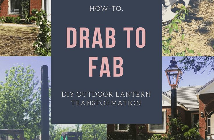 diy outdoor lantern transformation